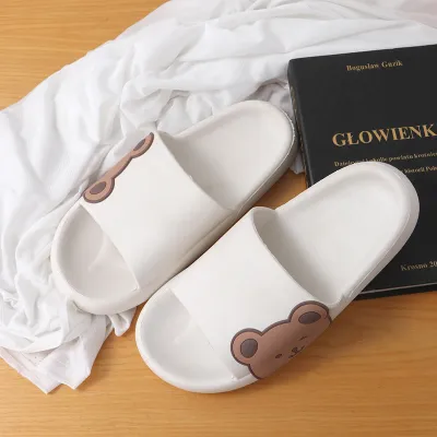 New Cartoon Bear Slippers for Women